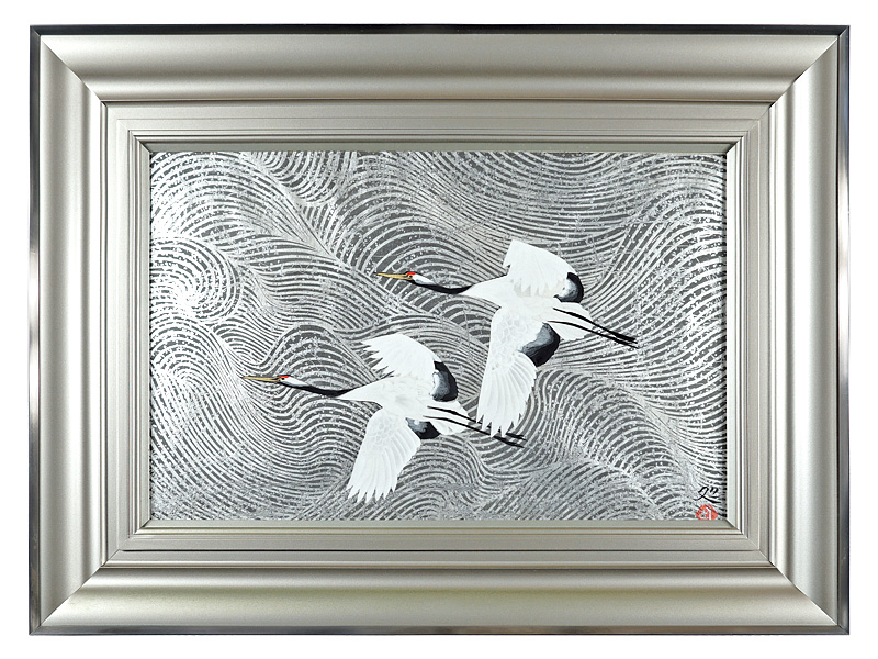 加山又造「鶴」 | 山田書店美術部オンラインストア