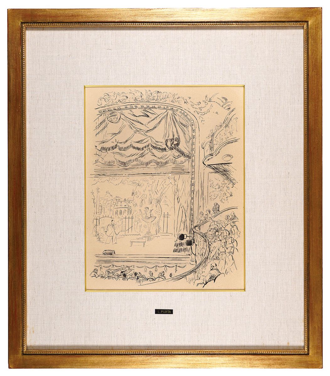 藤田嗣治（レオナール・フジタ）「魅せられし河 マリニー座」 | 山田