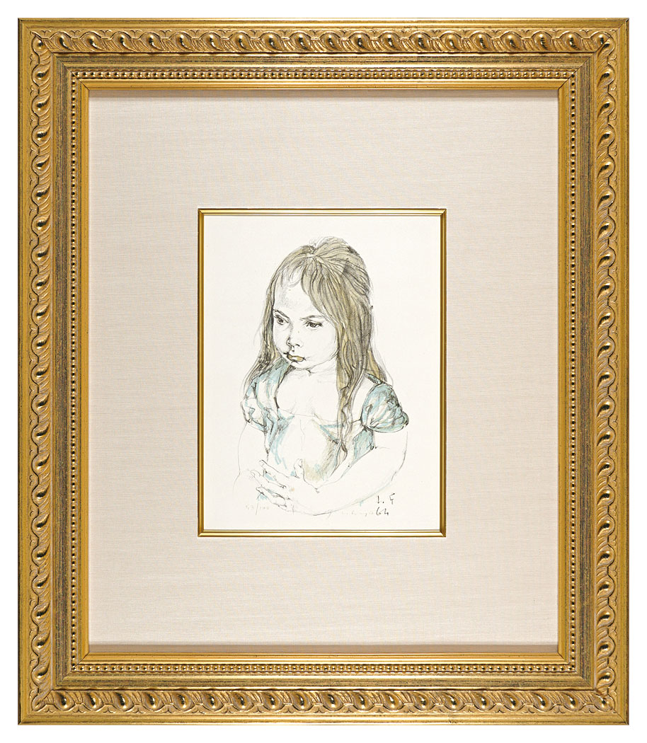 藤田嗣治（レオナール・フジタ）「少女の肖像」 | 山田書店美術部