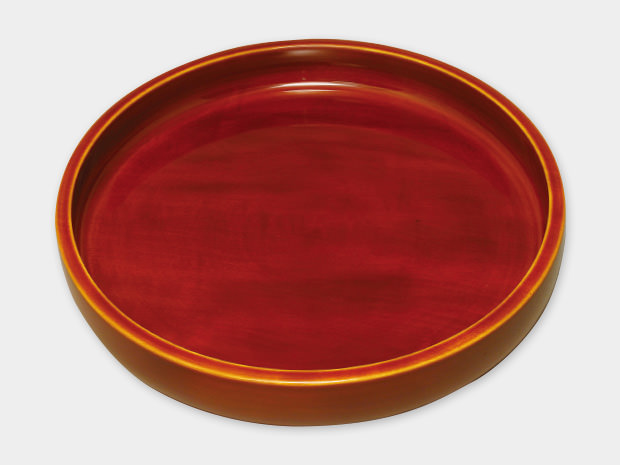 茶盆 9寸 - 飛騨春慶塗 （飛騨高山の伝統工芸） - 山田春慶店