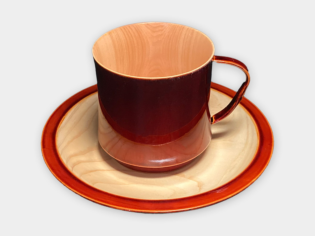 飛騨春慶塗 コーヒーカップ (2025) - 飛騨高山の伝統工芸 飛騨春慶塗