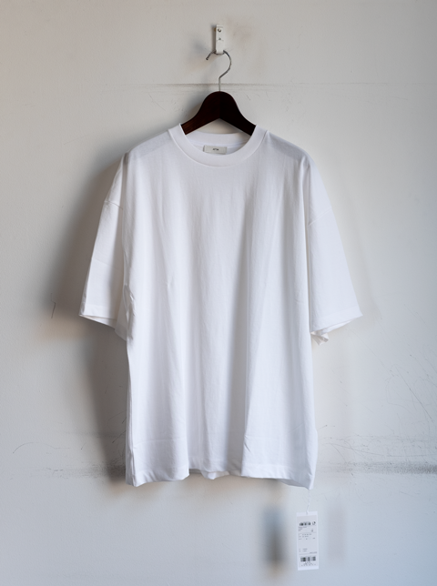 ATON Cotton Cashmere Oxford Oversized Long Shirt | 大阪心斎橋の