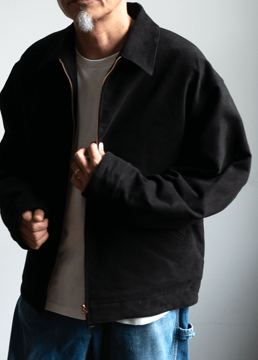 COMOLI モールスキン ジップショートジャケット | 大阪心斎橋のメンズ