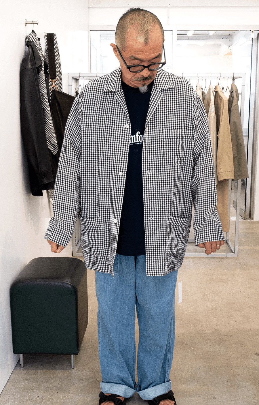 Cale Water Twist Linen Shirt Jacket | 大阪心斎橋のメンズ洋服の
