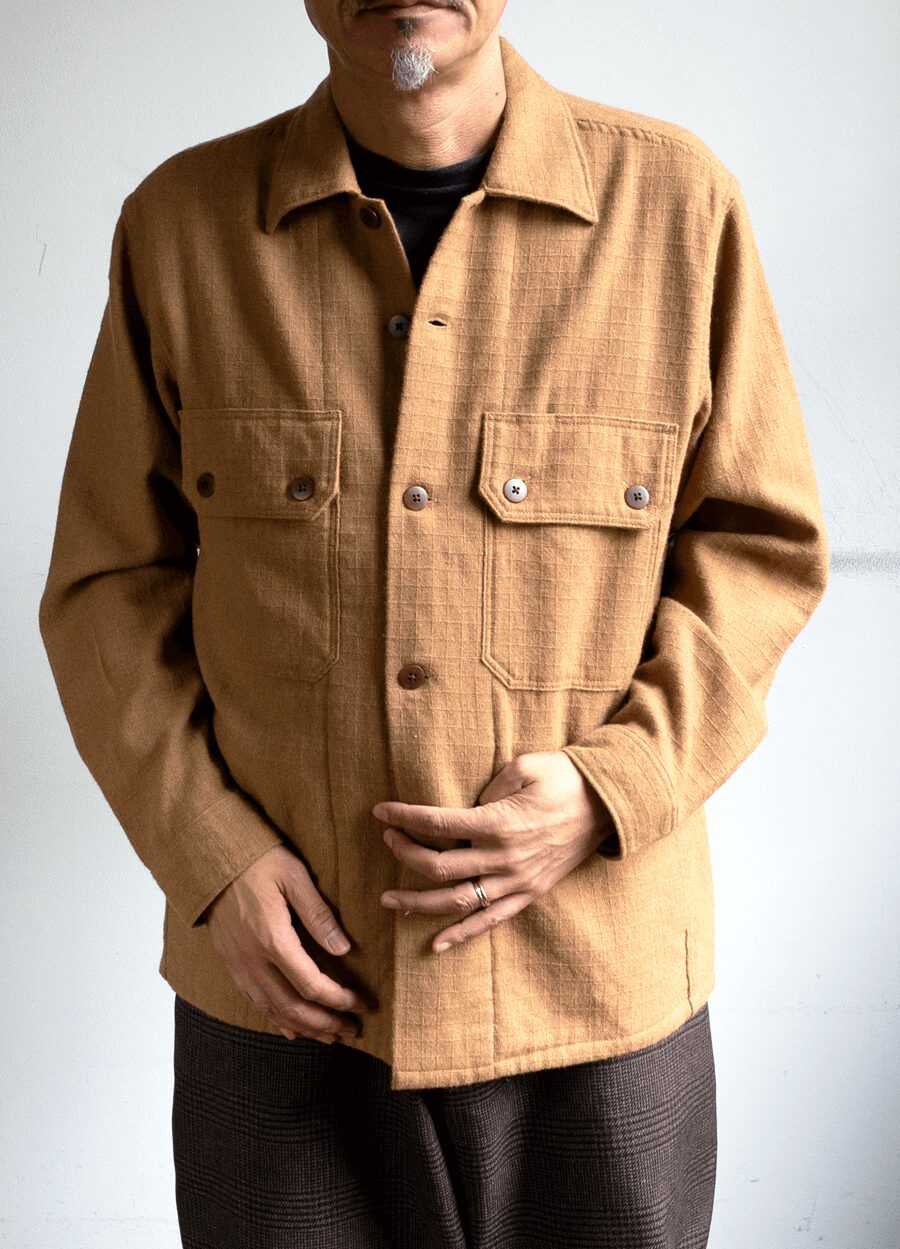 SEUVAS RIP-STOP WOOL CPO SHIRT | 大阪心斎橋のメンズ洋服のセレクト