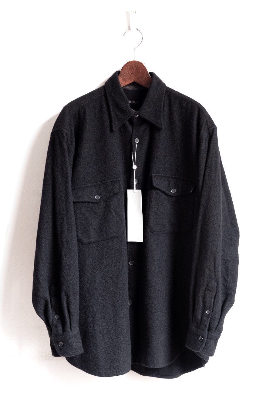 COMOLI ウールカシミヤ C.P.O.シャツ | 大阪心斎橋のメンズ洋服の