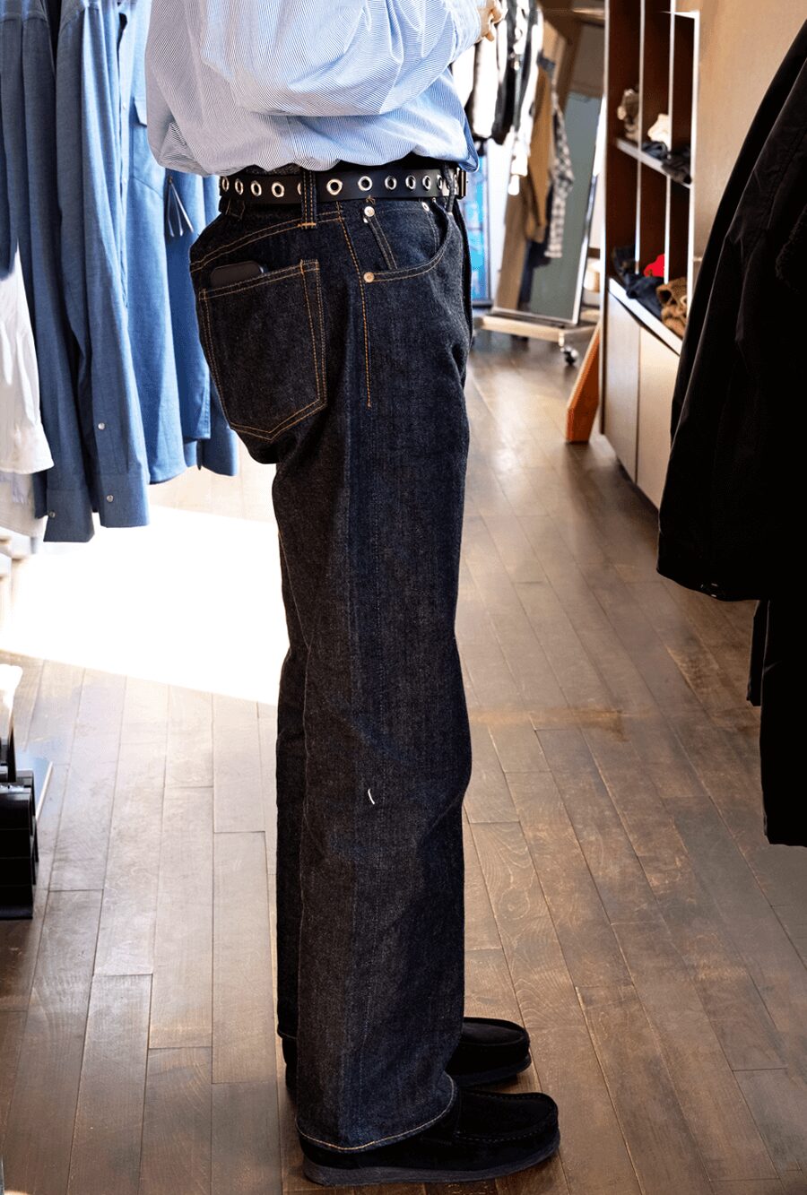 FUNK PLUS LEATHER EYELET BELT 1.25