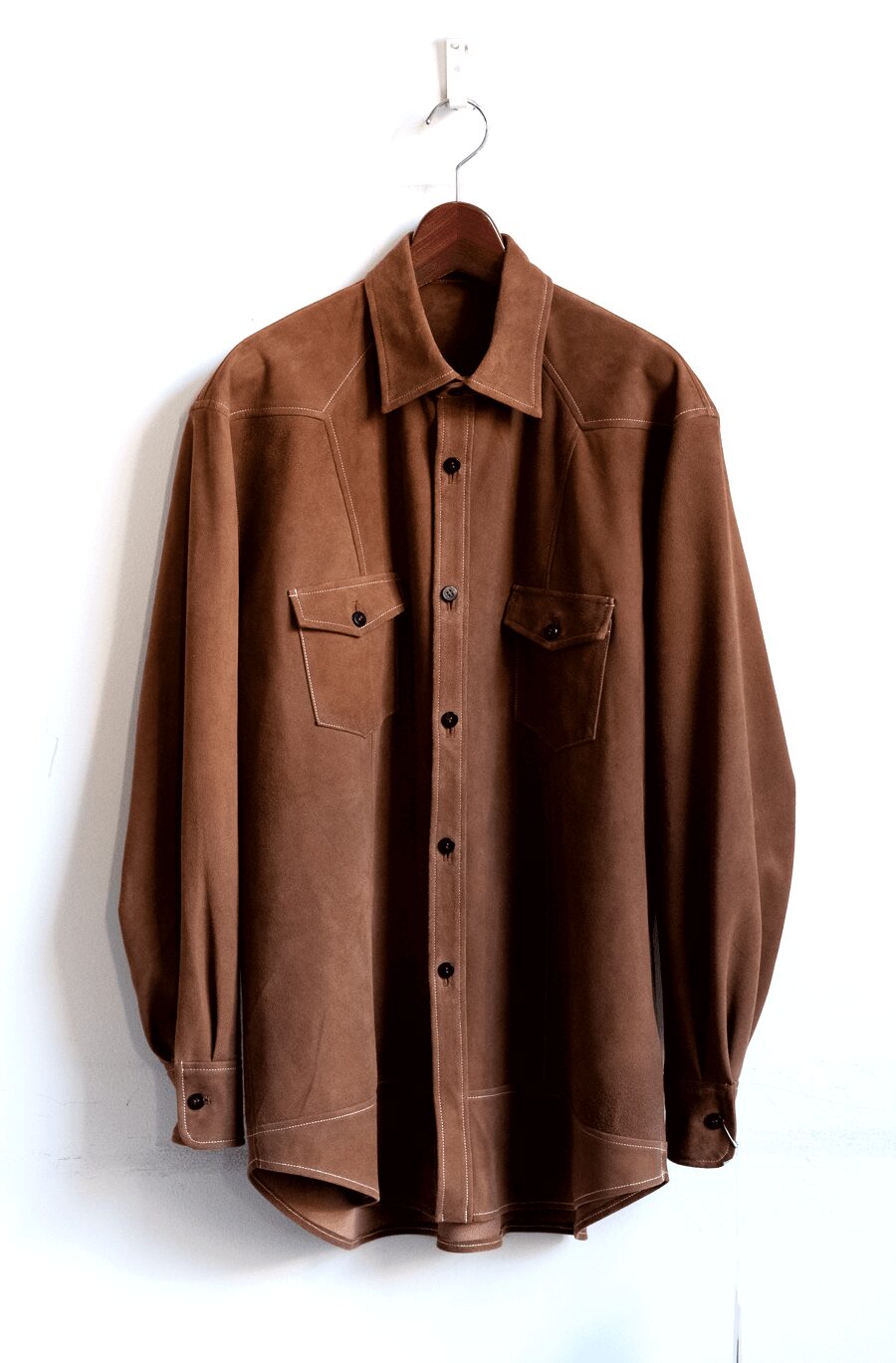 Cale Sheep Suede Western Shirt | 大阪心斎橋のメンズ洋服のセレクト