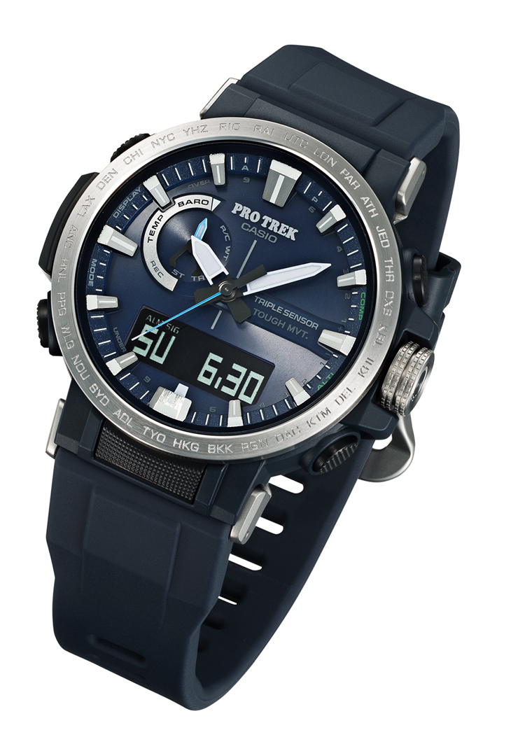 CASIO】小ぶりなサイズで女性にも着けやすいアウトドアウオッチ“PRO
