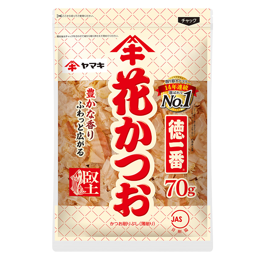徳一番®』花かつお 70g | 商品情報 | ヤマキ株式会社