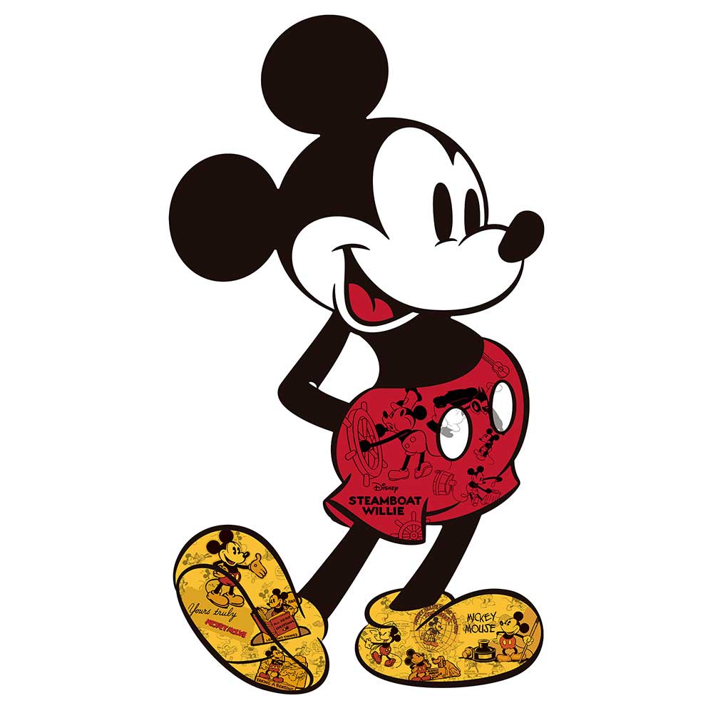 ジグソーパズルシルエット ‐ミッキーマウス‐ / ジグソーパズルやのまん