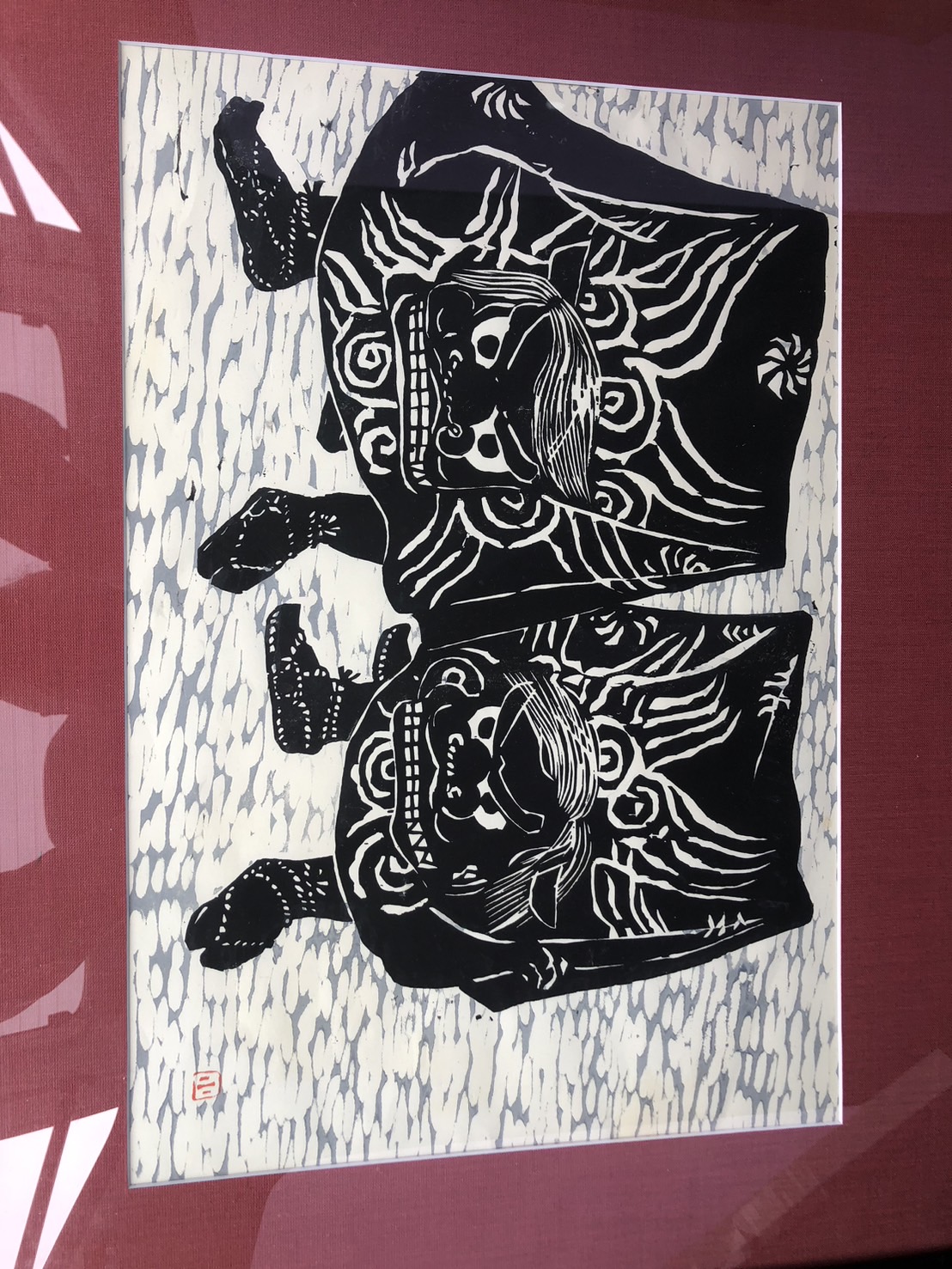 お父さんに 新築祝いにいただいた 木版画 チベット密教 鑑定依頼