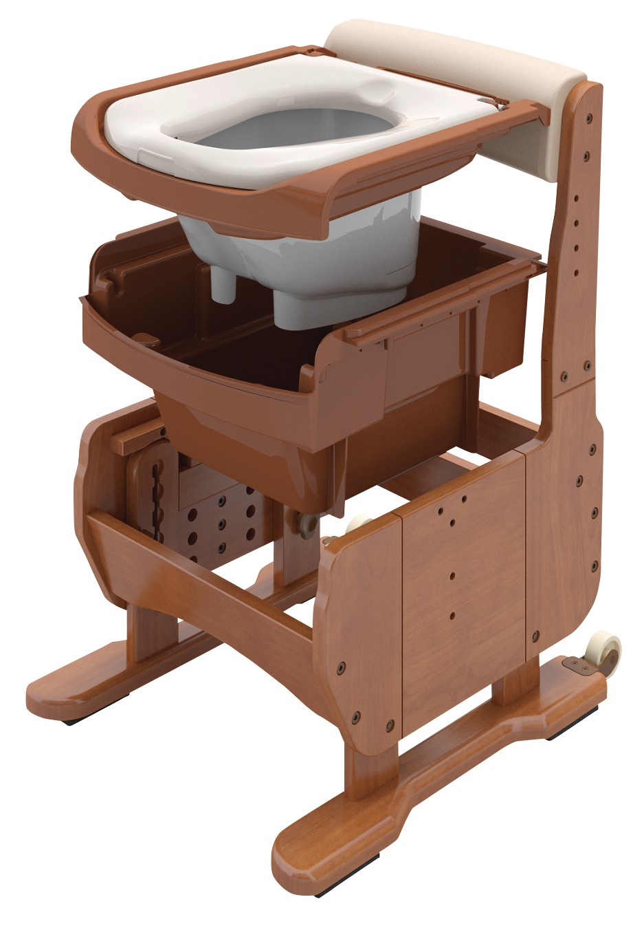 アロン化成 家具調トイレ セレクトR ノーマル 標準便座 ｜ ポータブル