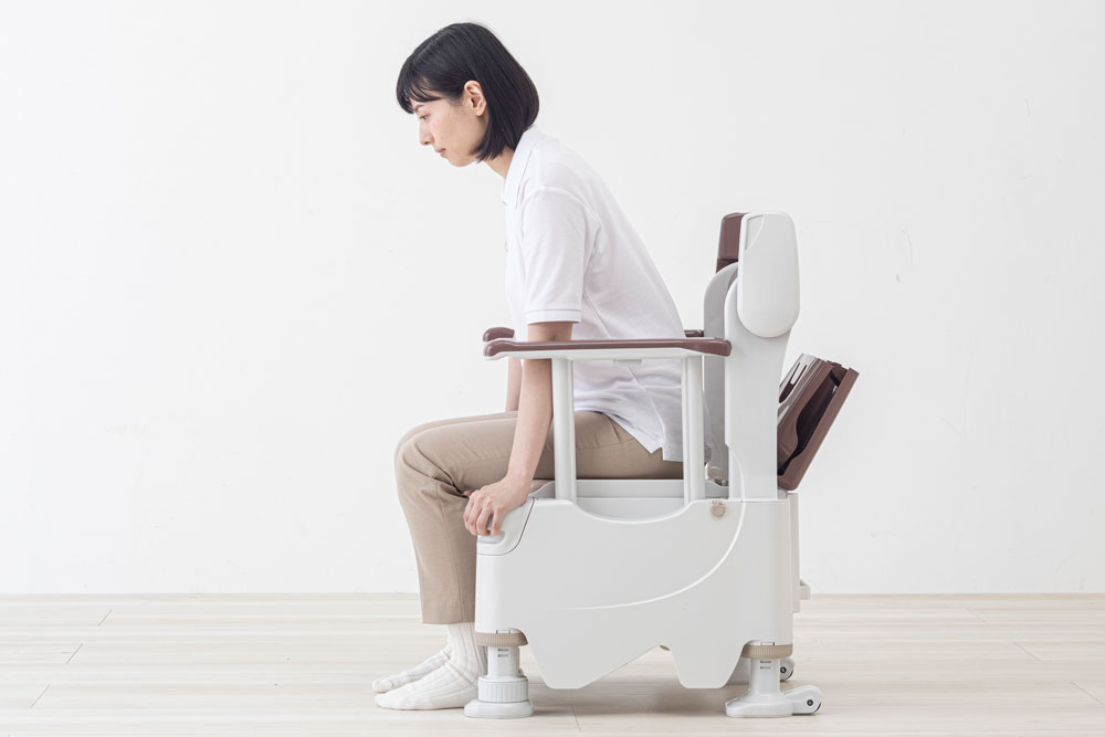 アロン化成 ポータブルトイレ FX-30 自動ラップ 標準便座