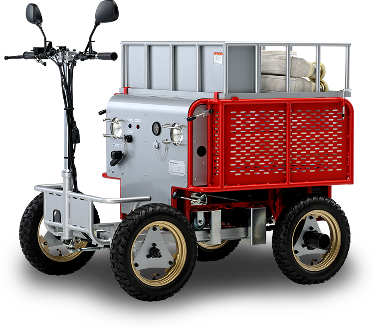 E050］消防用 電動式乗用ホースレイヤー｜消防・防災製品 ヤマハ