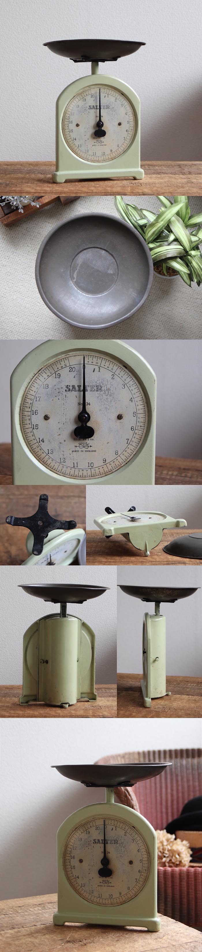イギリス アンティーク SALTER社製キッチンスケール/ソルター/NO.34