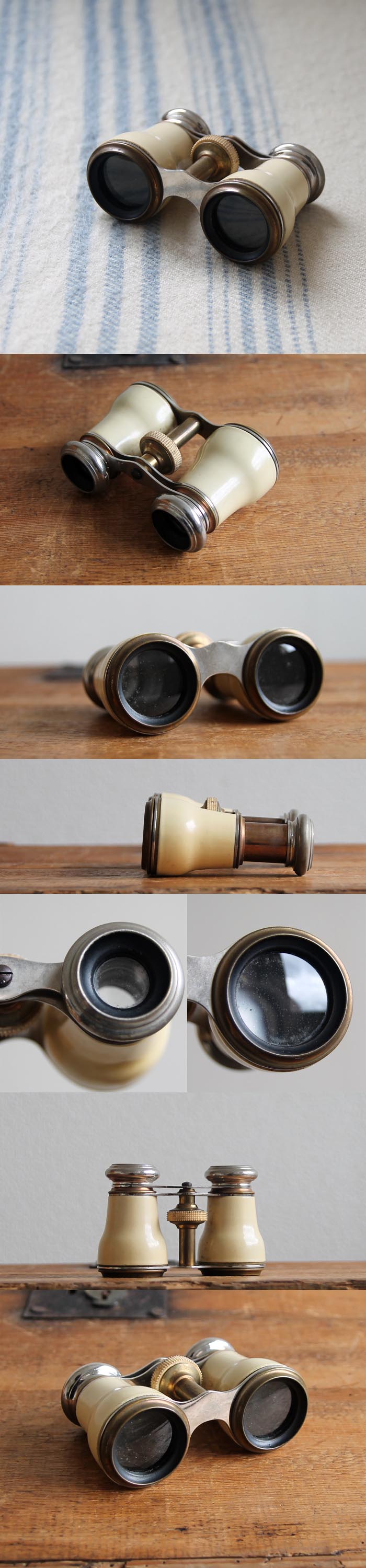 イギリス アンティーク 古い双眼鏡/オペラグラス/オブジェ/インテリア