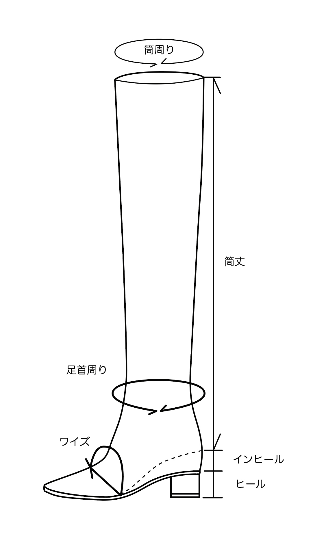 YELLO / FLAT TIRE LIFTED TALL BOOTS