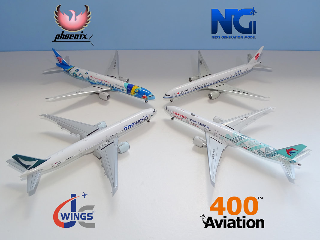 Boeing 777-300ER 1:400 Scale Detailed Mould Comparison Review