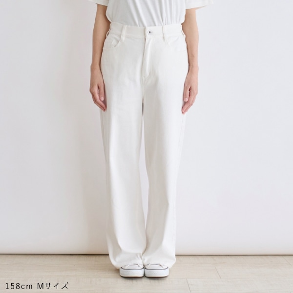 ホワイトストレッチデニムパンツ(M ホワイト)｜パンツ・スカート｜料理