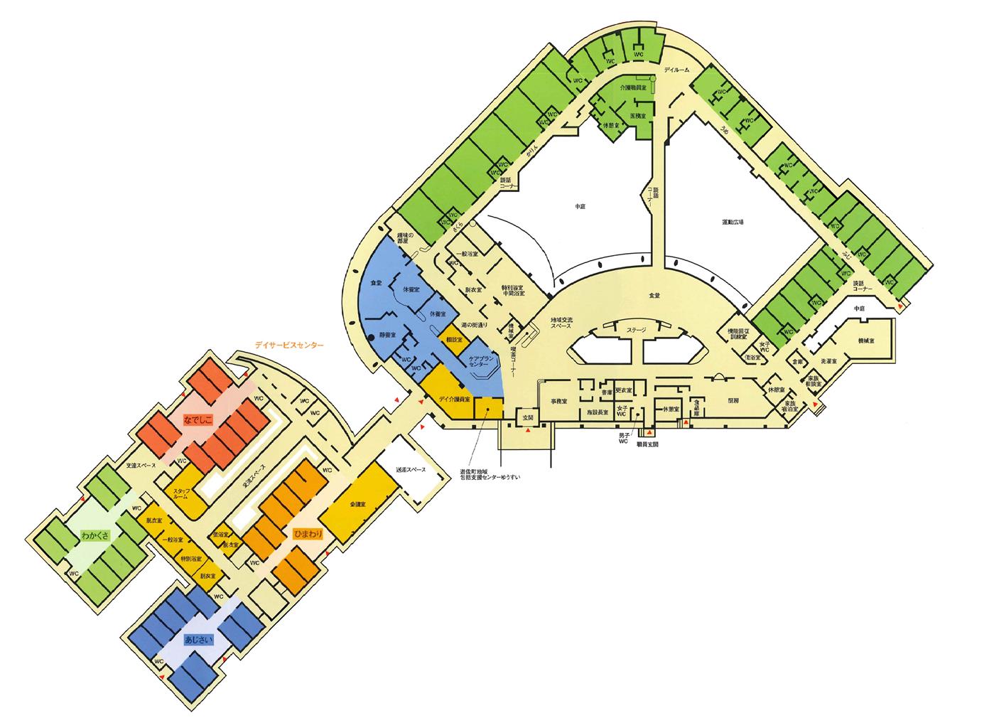 館内の様子 | 山形県遊佐町で障がい者・高齢者を支える福祉施設 社会