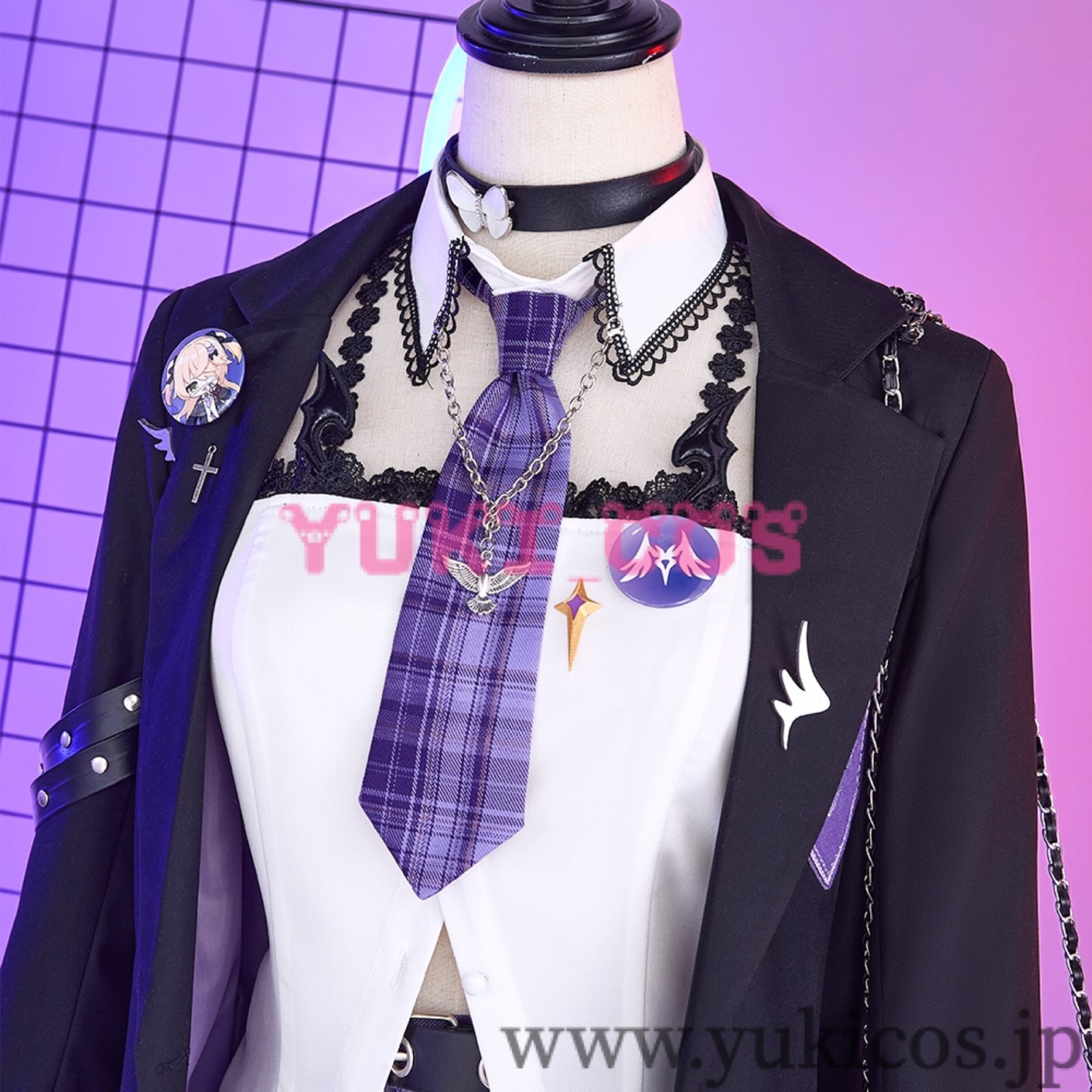 原神 げんしん Cafe in Seoul Fischl フィッシュル コスプレ衣装 送料無料