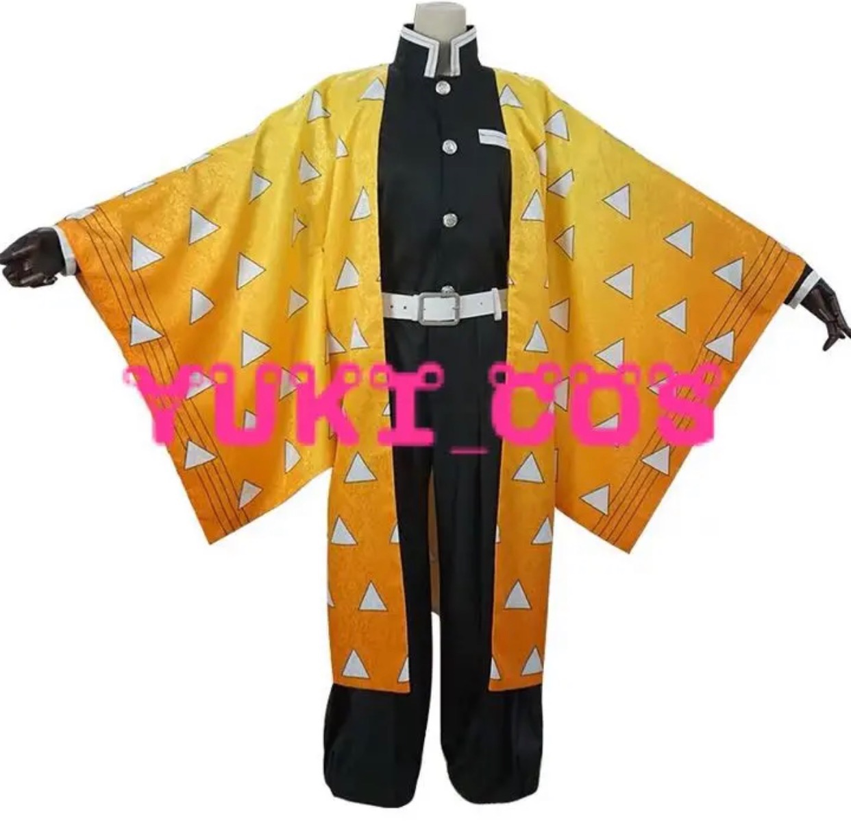 鬼滅の刃 鬼滅ノ刃 我妻善逸 高級版 コスプレ衣装