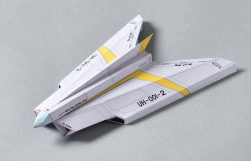 ウルトラセブン ウルトラホーク1号 リアルペーパークラフト｜ウルトラ