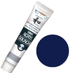ターナー アクリルガッシュ 20ml ジャパネスクカラー 紺色 (こんいろ