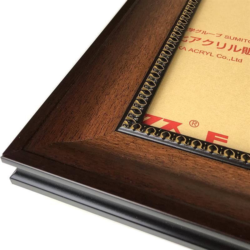 額縁 油彩額 538-3 ブラウン 油絵 キャンバス F6 (410×318mm) 収納