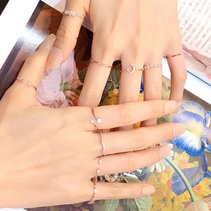 指輪No55韓国ドラマ愛はビューティフル、人生はワンダフルの10本リング