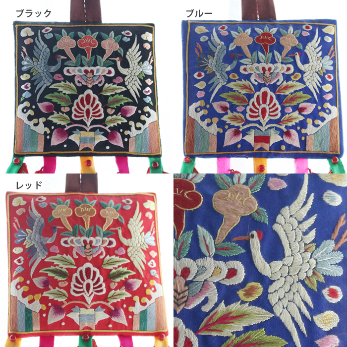 韓国壁掛け飾り、十長生手刺繍 2 壁飾り・額・民画・版画 夢市場本店