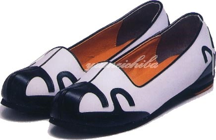 パジチョゴリ男性靴カプシンB 白×黒 メンズ フォーマル 韓国 人気 韓服