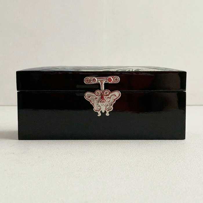 螺鈿の高級ジュエリーボックス・韓国高級螺鈿宝石箱-青鶴 名刺入・小物