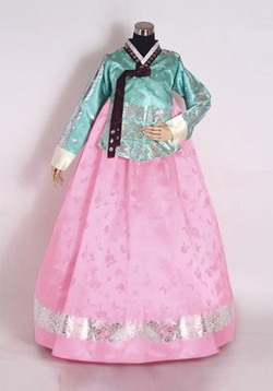 チマチョゴリセットmトンイブルー(身長154～156cm 14号サイズ) セット