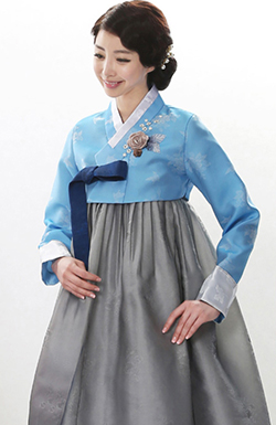 463_チマチョゴリレンタル韓服化繊_バスト84～94cm_身長+靴高さ165