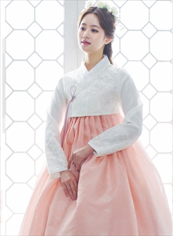 426_チマチョゴリレンタル韓服化繊_バスト72～82cm_身長+靴高さ155