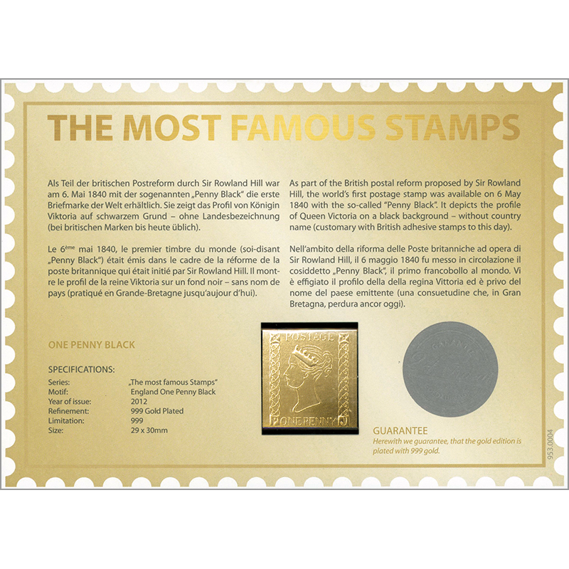 切手・趣味の通信販売｜スタマガネット ポスト・オフィス 1ペニー 24金