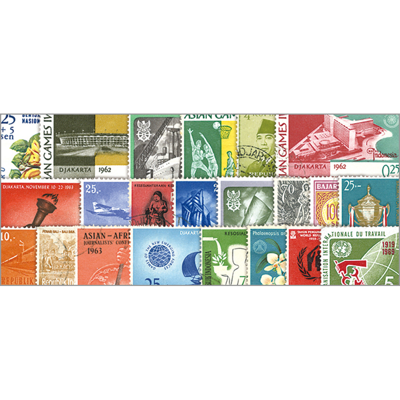 切手・趣味の通信販売｜スタマガネット インドネシア 200種(200種