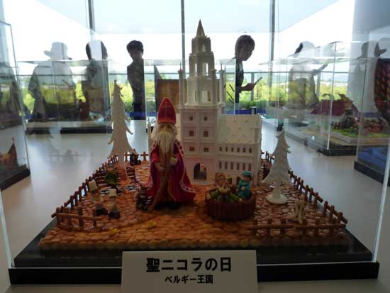 イーグレひめじで展示したひめじ菓子博（姫路菓子博2008）の工芸菓子