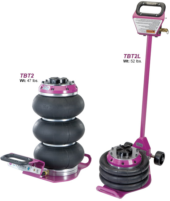 RakJak™ 2 Ton 3 Bag Air Jack - Zendex Tool Corp