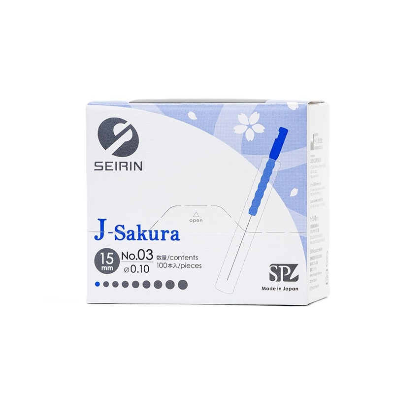 セイリン鍼 J-Sakura15 100本入 | 全医療器