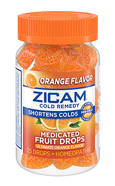 Cold Remedy Medicated Fruit Drops Ultimate Orange – Zicam.com