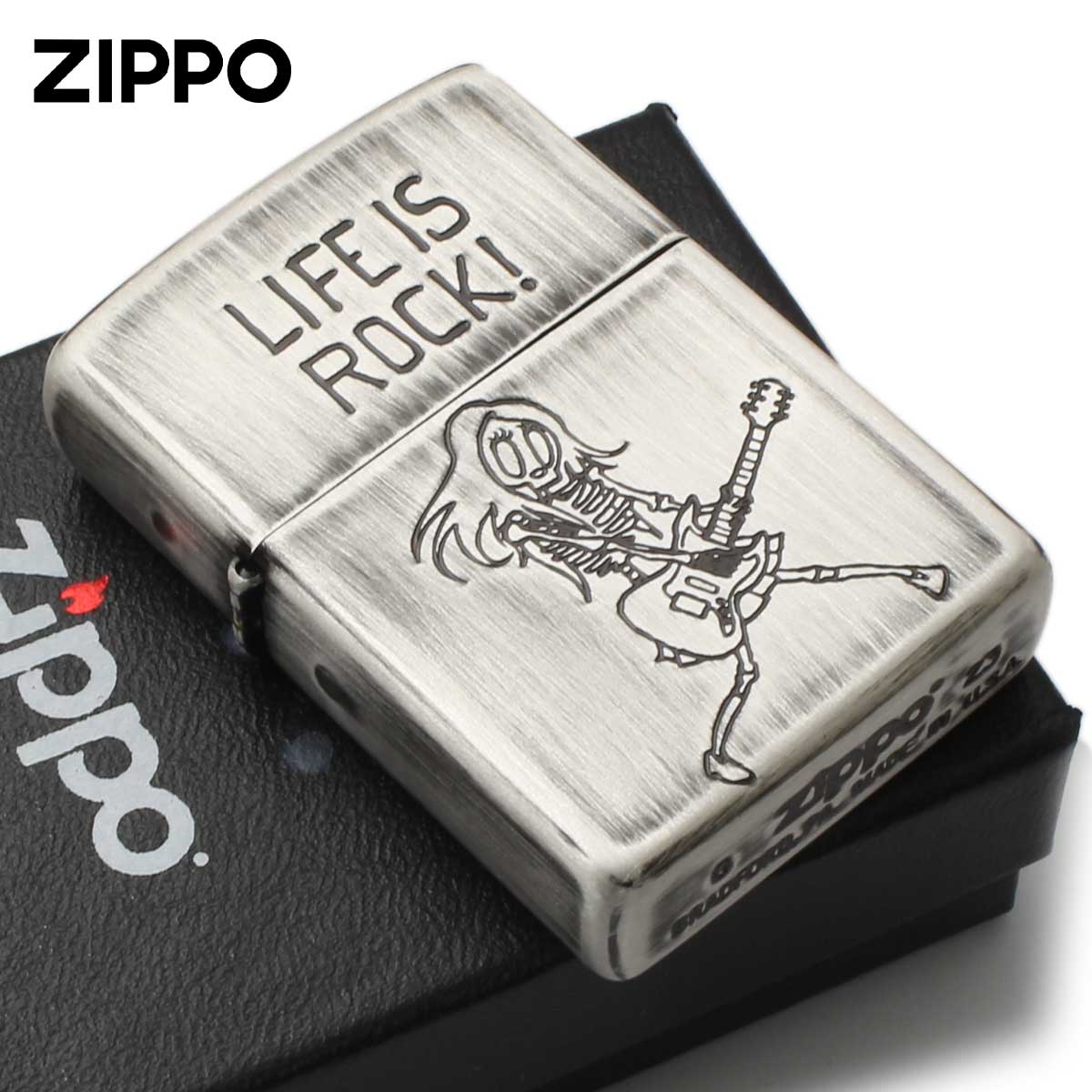 Zippo ジッポー スカル ドクロ 骸骨 ユーズド仕上げ FUNNY SKULL USED