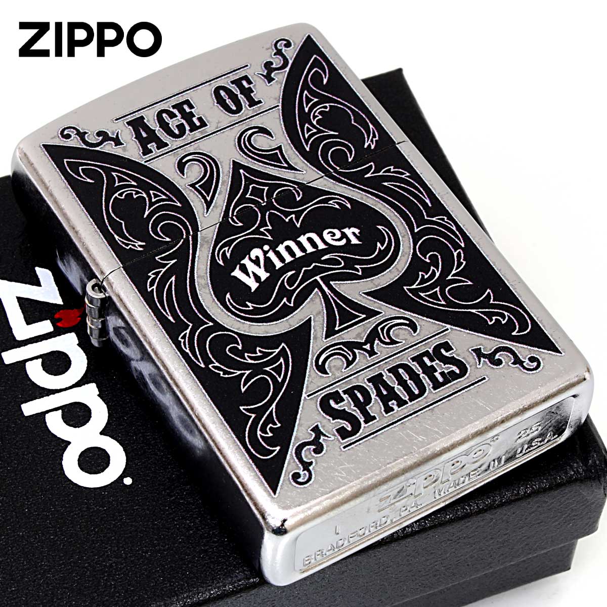 Zippo ジッポー ACE OF SPADES エース スペード トランプ柄 Z207
