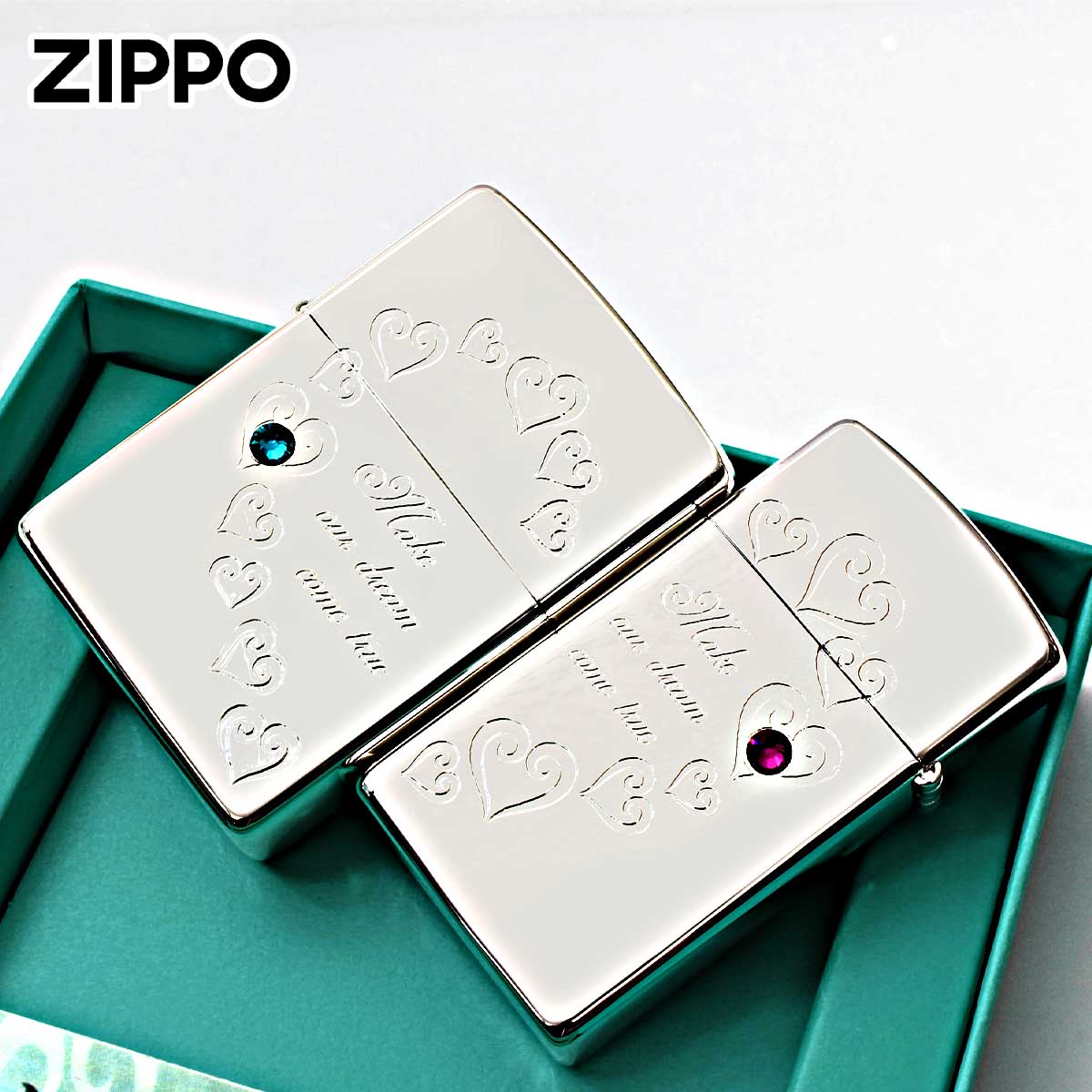 Zippo ジッポー ペア ハートフル ペアセット Heart Full Pair Set A