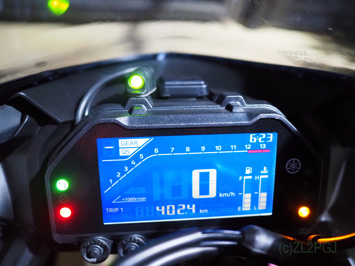YZF-R3 燃費 - 続 JA/ZL2PGJの日々の閑話