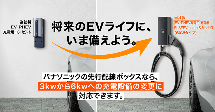 EV・PHEV充電屋外コンセント用露出ボックス | ラインアップ | [EV