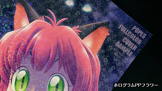 表紙の特殊PP加工 | 株式会社ポプルス