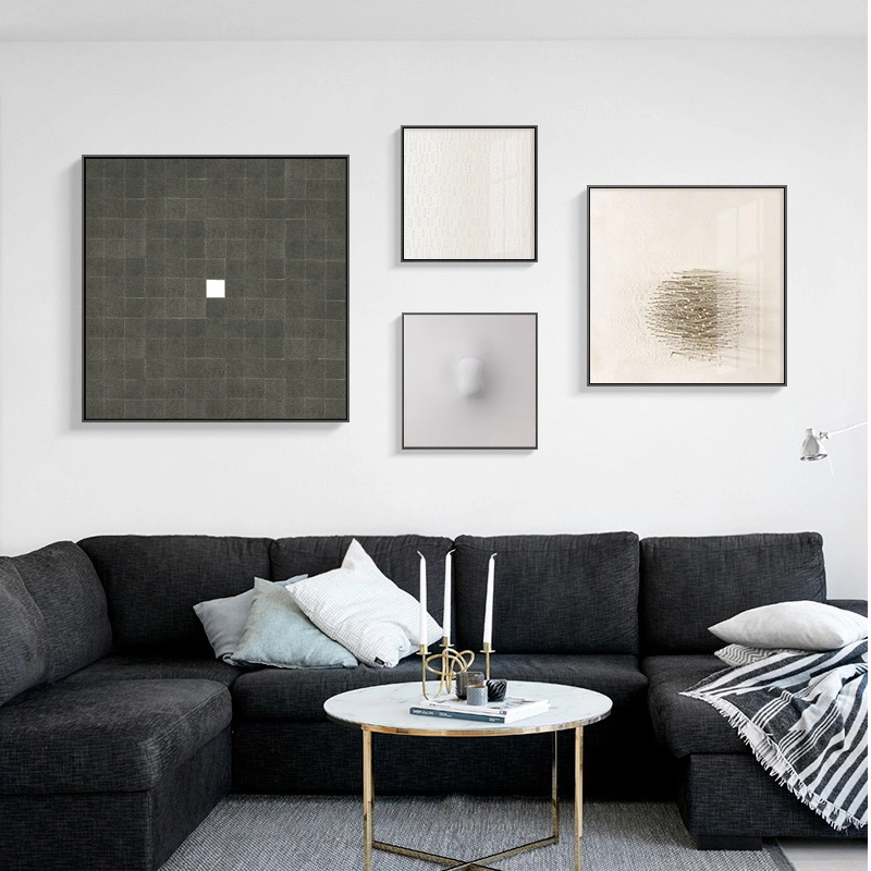 国内配送・送料無料】モダン×シンプル×針×抽象画×近代・現代アート